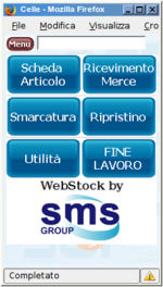 Schermata Principale Palmare